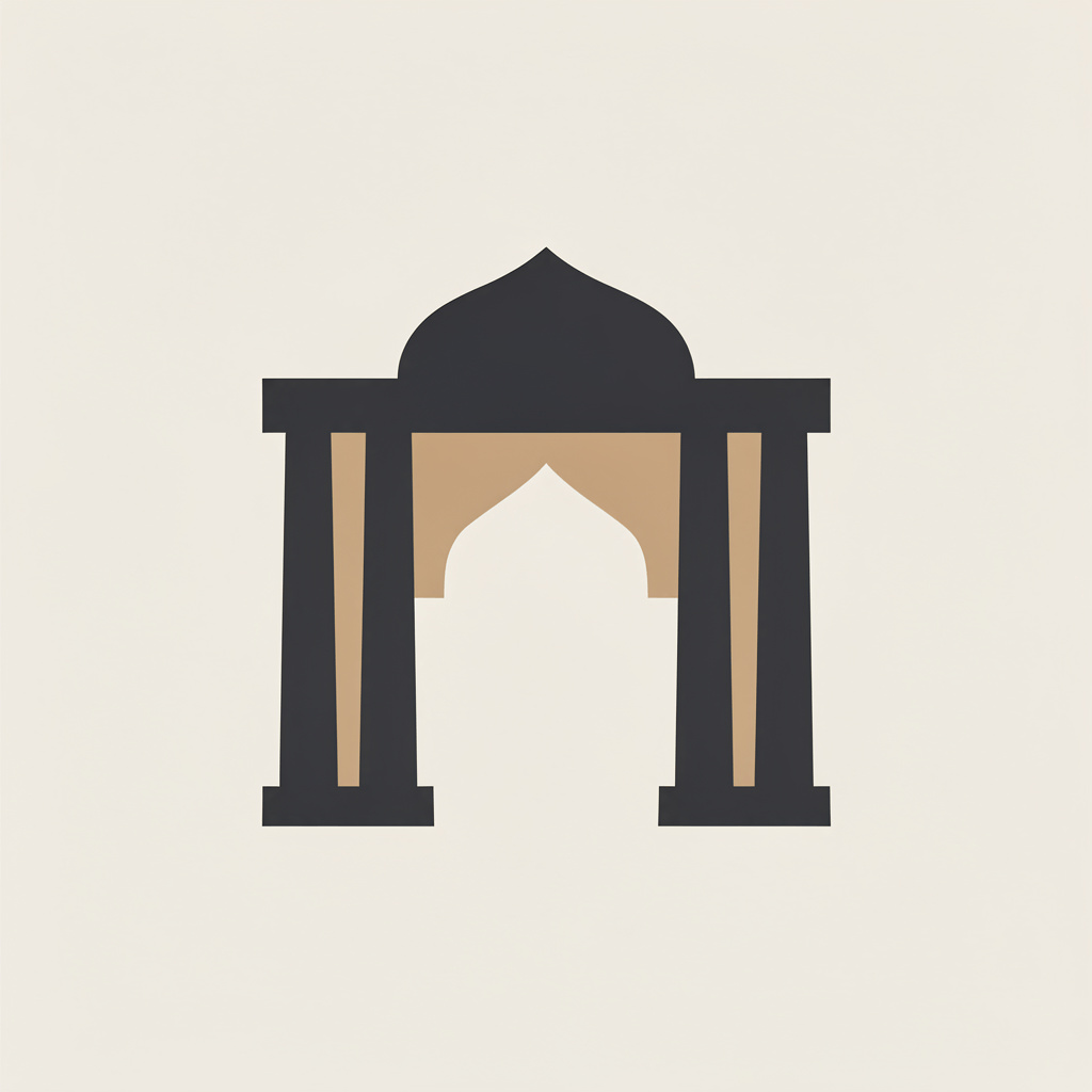 Qasr Ostira US geometric palace arch mark